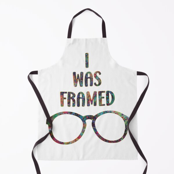Item preview, I Was Framed Pun Quote With Eyeglasses designed and sold by Primroaddesigns.