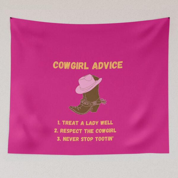 Item preview, Cowboy Advice designed and sold by SolSel ⭐⭐⭐⭐⭐.