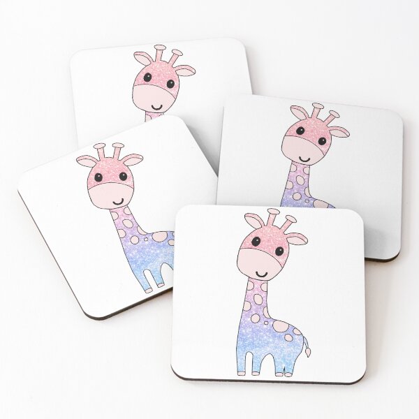 Item preview, cute little giraffe (glitter edition) designed and sold by ShipsinParadise.