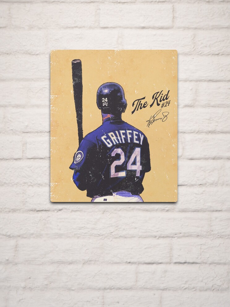 Vintage Ken Griffey Jr The Kid Baseball Retro 80s 90s Rap Style | Art Print