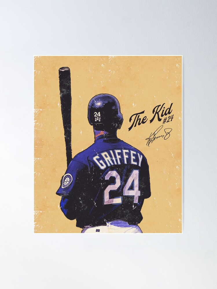 Vintage Ken Griffey Jr Poster for Sale by russelwarren