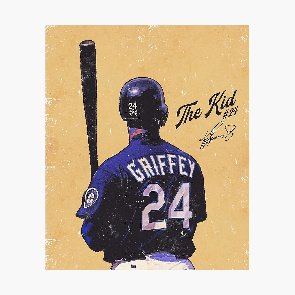 Ken Griffey Jr The Kid Seattle Baseball Legend Signature Vintage Retro 80s 90s Bootleg Rap Style Hip-hop Music Classic T-Shirt | Redbubble