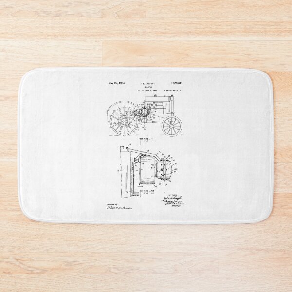 Item preview, Tractor Patent 1934 Vintage Tractor Blueprint designed and sold by anodyle.