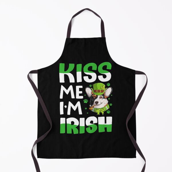 Item preview, Kiss Me I'm Irish St Patricks Day Shamrock Corgi Dog designed and sold by Meggie179.