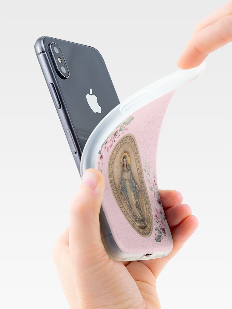 Funda de iPhone for Sale con la obra «Medalla Milagrosa Virgen María La  Santísima Virgen María» de ADMG