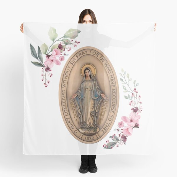 Saint Scholastica Virgin Christian Roman Catholic Icon on Wood