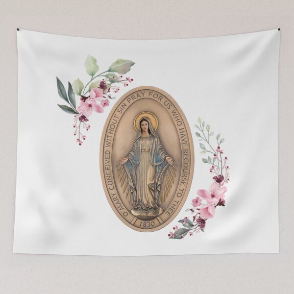 Item preview, Miraculous medal Virgin Mary The Blessed Virgin Mary designed and sold by AMDG Line.