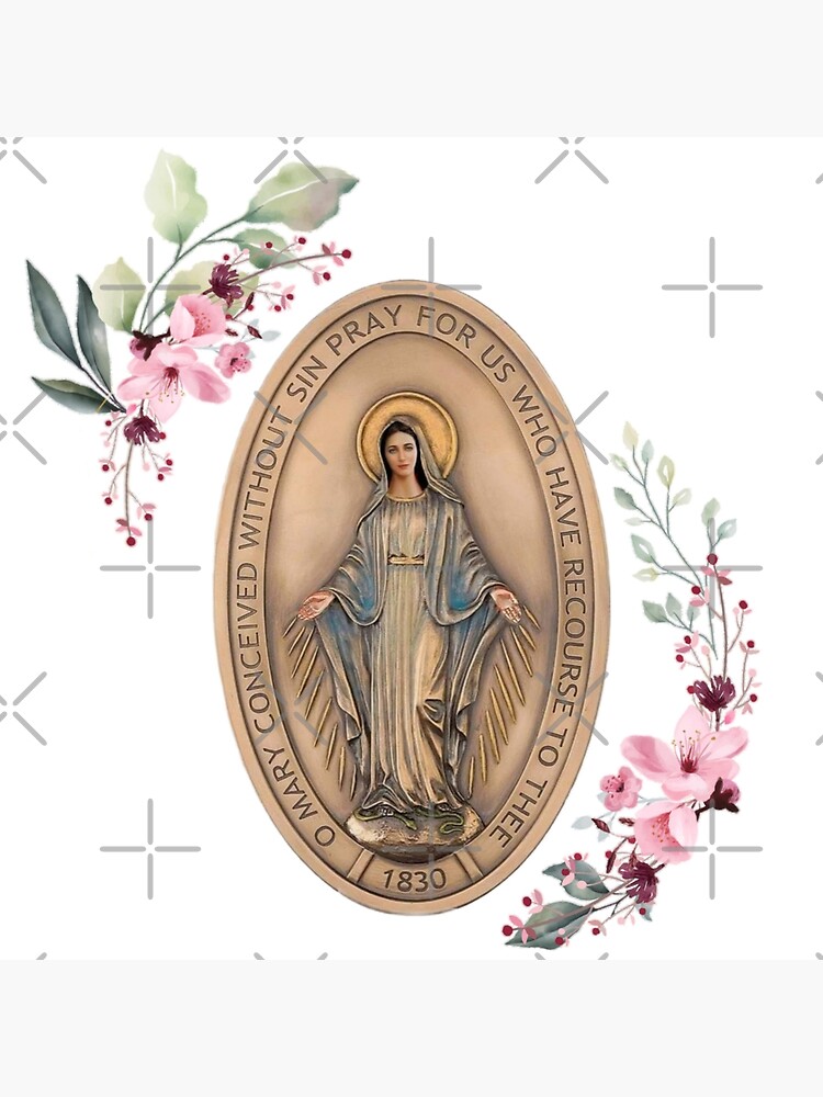Medalla Milagrosa Virgen María La Santísima Virgen María | Póster