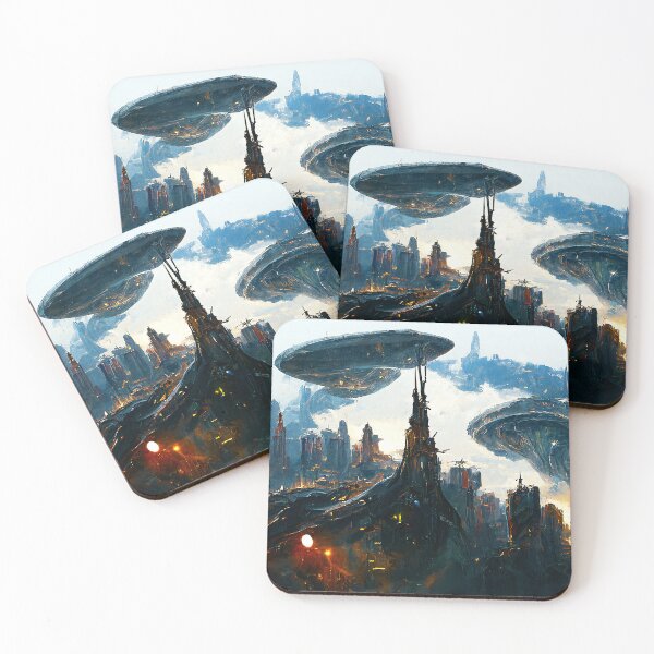 Item preview, Postcards from the Future - Alien Metropolis designed and sold by AM FineArtPrints.