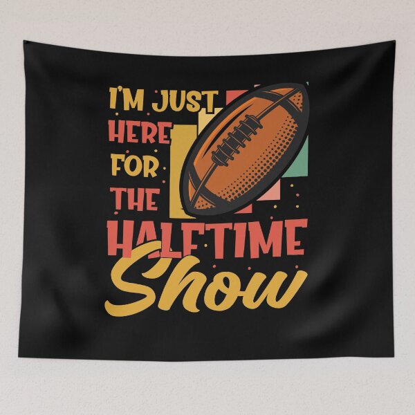 Item preview, I'm Just Here For The Halftime Show Shirt, Funny Super Bowl Shirt, Super Bowl Party Shirt, Football Party Shirt, Super Bowl Halftime Shirt designed and sold by aymob.
