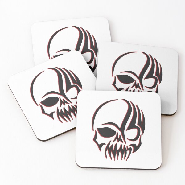 Item preview, Tribal red and black skull designed and sold by AmonRa16.