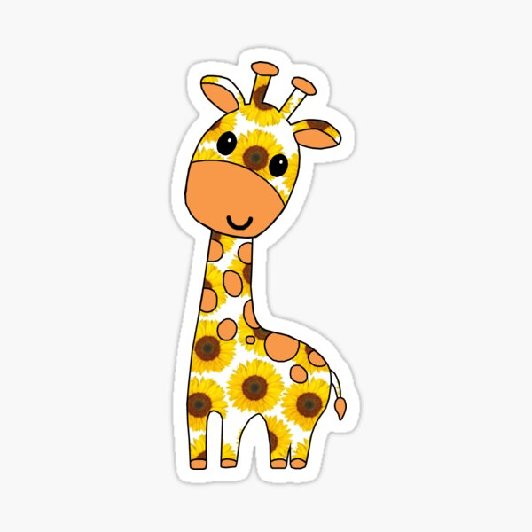 Artikel-Vorschau von süße kleine Giraffe (Sonnenblumen-Edition), designt und verkauft von ShipsinParadise.