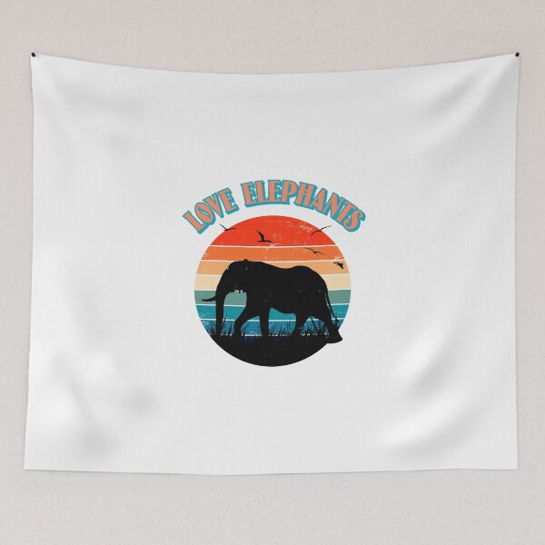 Item preview, Love Elephants designed and sold by AppareIIndustry.