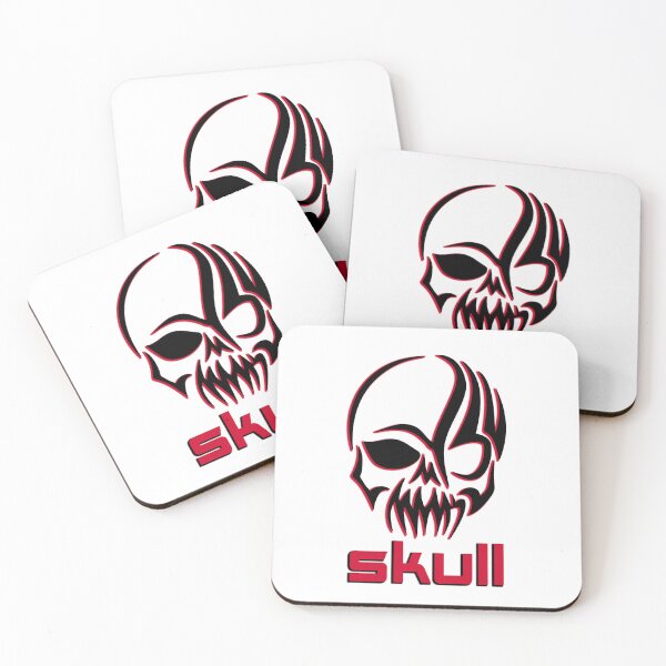 Item preview, Tribal red and black skull w designed and sold by AmonRa16.