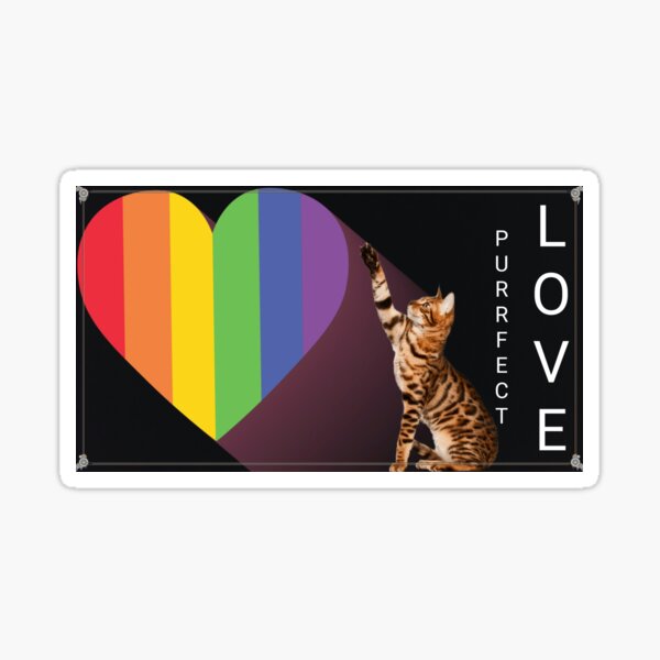 Item preview, Purrfect Love designed and sold by kinkatstyle.