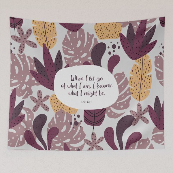 Item preview, When I let go of what I am, I become what I might be. Lao Tzu designed and sold by StudioCitrine.