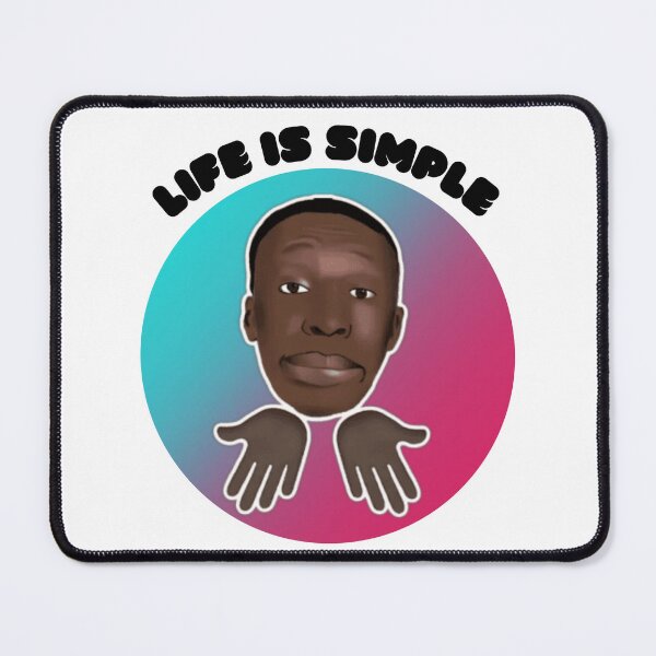 Item preview, Life is simple, Learn From Khaby, funny shirt designed and sold by xteamdesign.