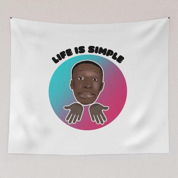 Item preview, Life is simple, Learn From Khaby, funny shirt designed and sold by xteamdesign.