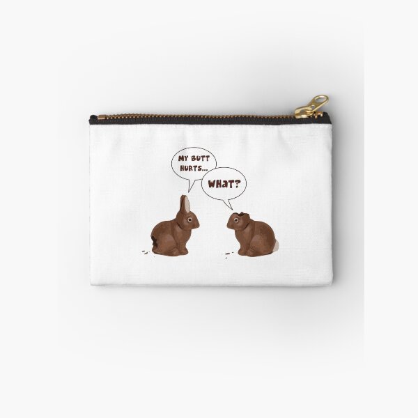 Item preview, Chocolate Easter Bunny Rabbits Butt Hurts designed and sold by TheShirtYurt.