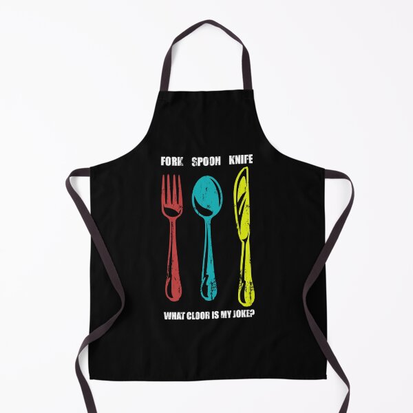 Item preview, Fork Spoon Knife What Color Is My Joke designed and sold by DN Shop ★★★★★.