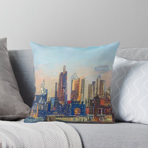 Artikelvorschau, Ölgemälde von Columbia Skyline von AI. - US-Stadtbild entworfen und verkauft von AIArtWizard ⭐⭐⭐⭐⭐.