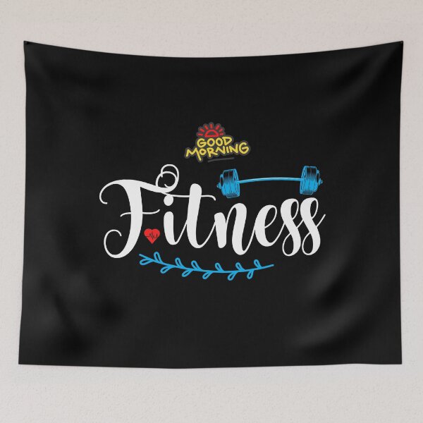 Item preview, good morning fitness sunny day designed and sold by BakharNabieva.