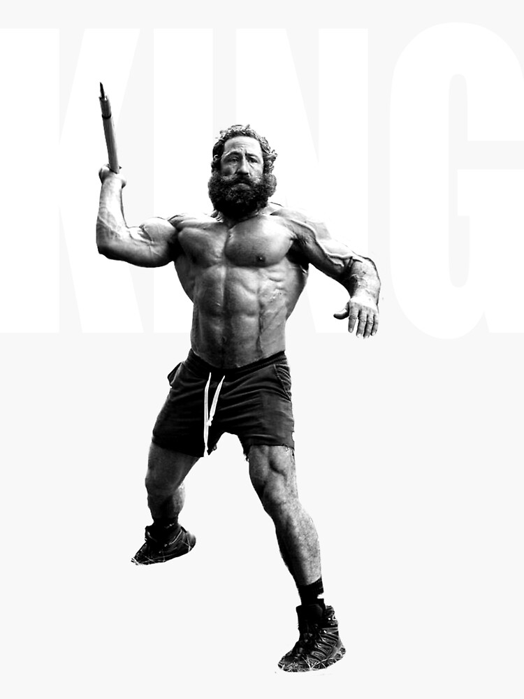 "The Liver King" Sticker for Sale by Lowgik Redbubble