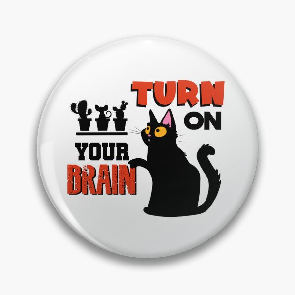 Item preview, TURN ON YOUR BRAIN designed and sold by ELALJUR.