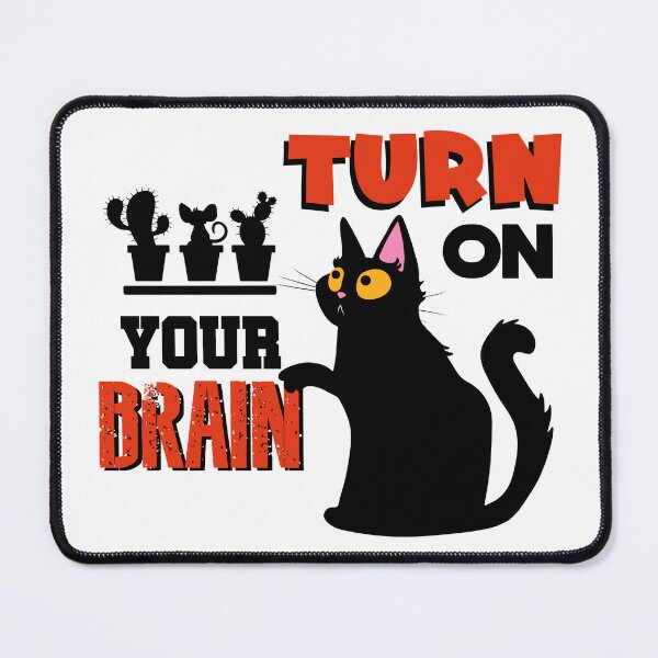 Item preview, TURN ON YOUR BRAIN designed and sold by ELALJUR.