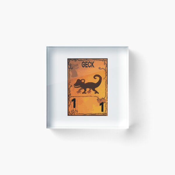 Item preview, inscryption geck card designed and sold by spamton-funny.