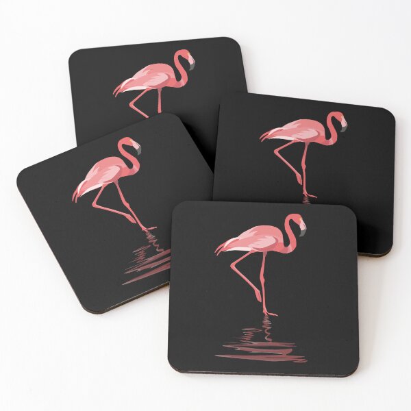 Aperçu de l'œuvre Réflexion flamant rose créée et vendue par boec gear.