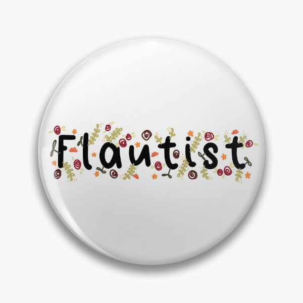 Item preview, Flutist Sticker. Clarinet. Lettering. English phrase. designed and sold by AnaStickerD.