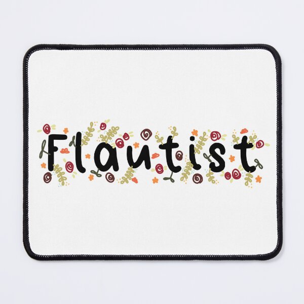 Item preview, Flutist Sticker. Clarinet. Lettering. English phrase. designed and sold by AnaStickerD.