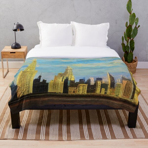Artikelvorschau, Ölgemälde von Columbus Skyline von AI.- Cityscape entworfen und verkauft von AIArtWizard ⭐⭐⭐⭐⭐.