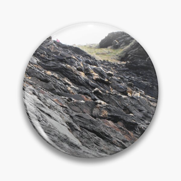 Item preview, Slate Cliff Face With Ore Deposits designed and sold by MakeAMomentGift.