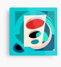 Atomic Traffic Light Metal Print