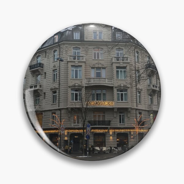 Item preview, Zurich Snowy Building  designed and sold by exploramum.