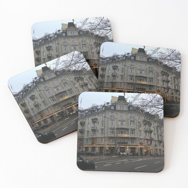 Item preview, Zurich Snowy Building  designed and sold by exploramum.