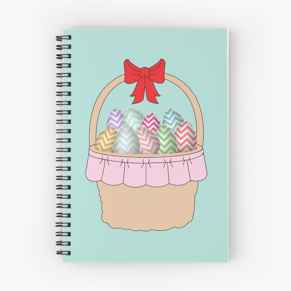 Item preview, Cute Easter Basket & Pastel Easter Eggs designed and sold by idovedesign.