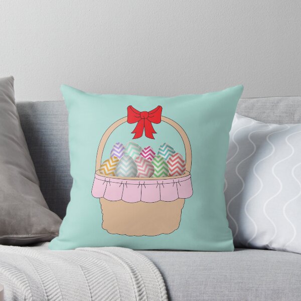 Item preview, Cute Easter Basket & Pastel Easter Eggs designed and sold by idovedesign.