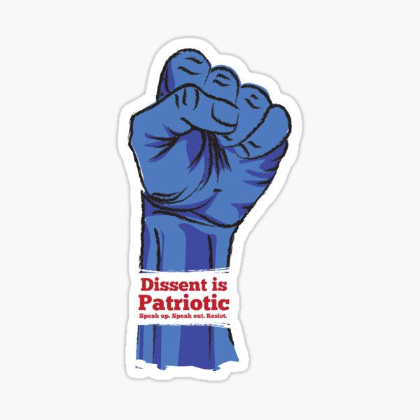 Dissent Sticker