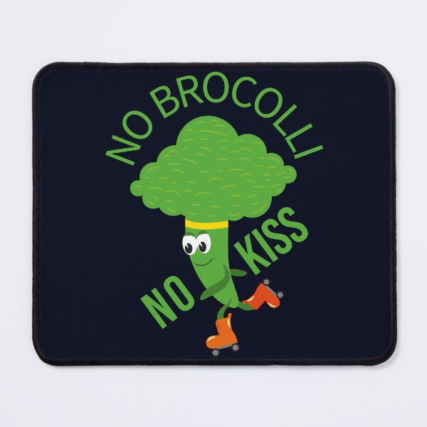 Item preview, Funny Vegan Slogan - No Broccoli No Kiss  designed and sold by ramazis.