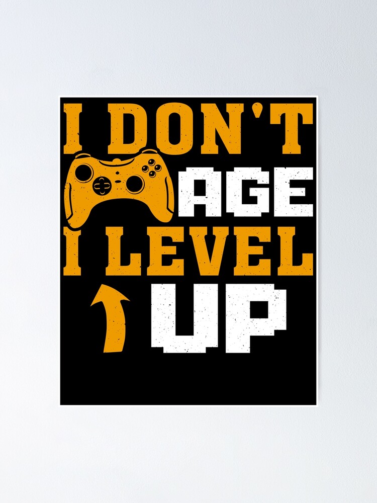 Level Up Poster - Gaming poster