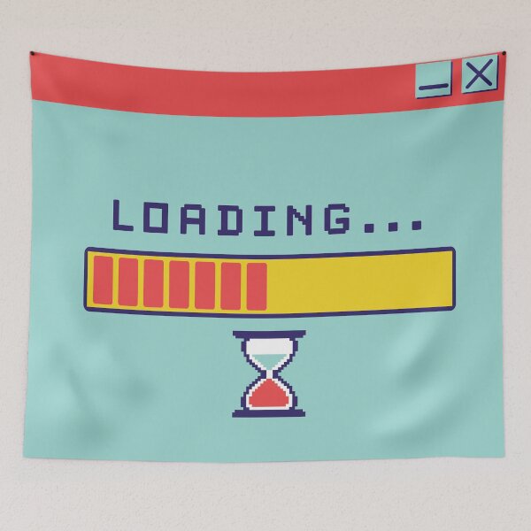 Item preview, Retro 8-bit Loading computer popup designed and sold by Code  Monkeys.