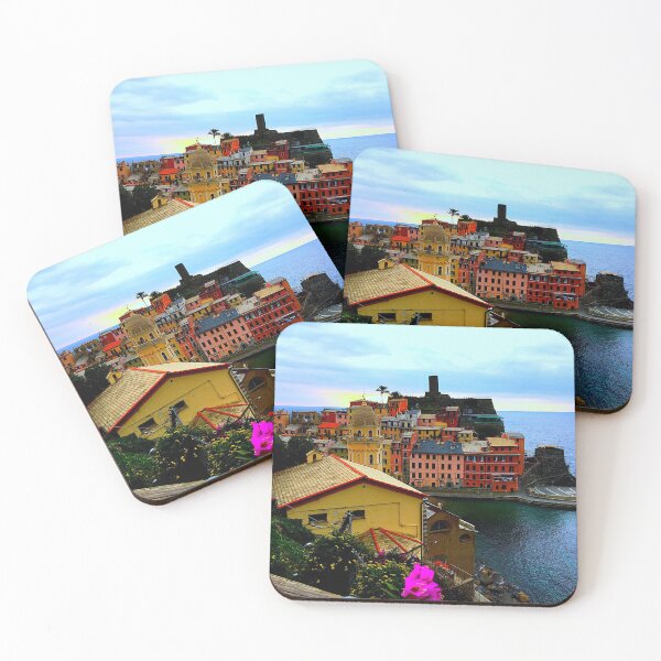 Item preview, Small Colourful Italian Coastal Town 2  designed and sold by exploramum.
