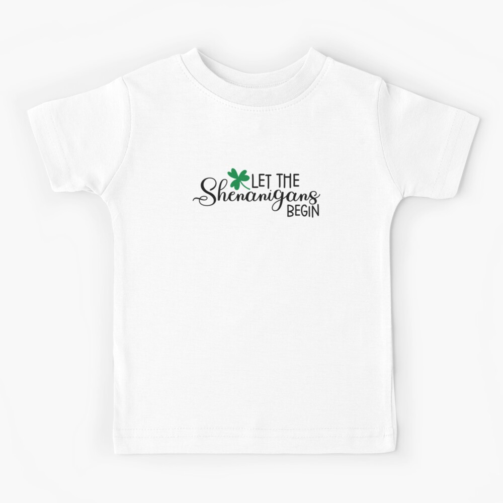 子ども服 可愛すぎるフェミニンデザイン♪ キッズ Let The Shenanigans Begin 恐竜 男の子 聖パトリックデー Tシャツ  SnkwOXkTpO - baltihouse.com.au