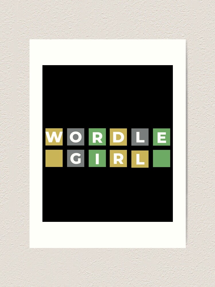 "Wordle ObsessedWorldle Game" Art Print for Sale by PrintwithLove01