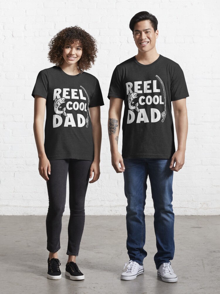 Reel Cool Dad Shirt - Funny Clever Fishing Father Daddy Tee – Binge Prints