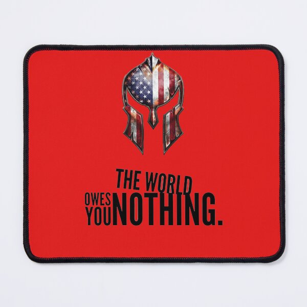 Item preview, The World Owes you Nothing Spartan designed and sold by ffpassion.