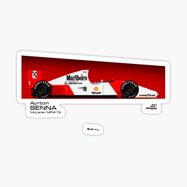 Sticker Marlboro Team Mc Laren 1992 